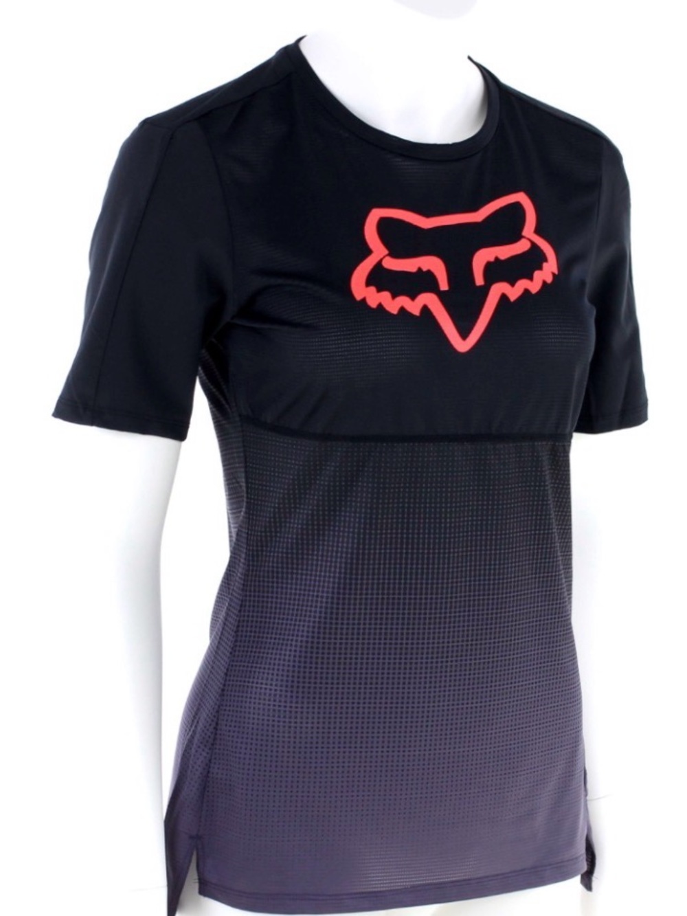 Fox Women's Black Short-Sleeve Logo Top